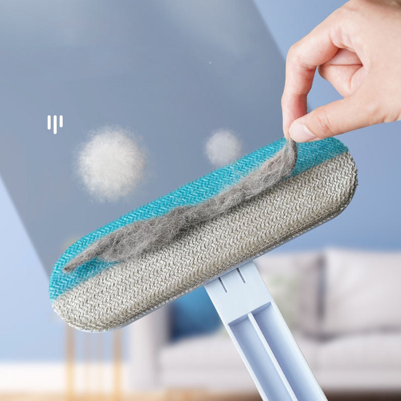 pet hair remover 4 in 1 brush design closeup