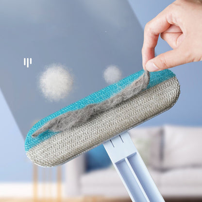 pet hair remover 4 in 1 brush design closeup
