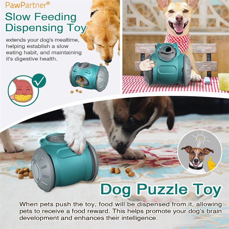 Dog Tumbler Toy - Interactive feeding dispenser for slow feeding and brain engagement.