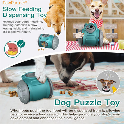 Dog Tumbler Toy - Interactive feeding dispenser for slow feeding and brain engagement.