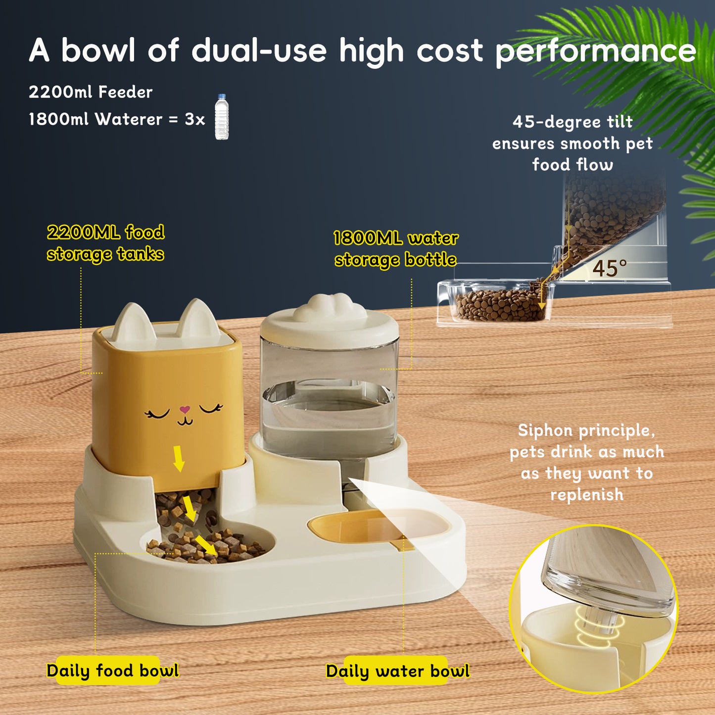 smart pet feeder water dispenser