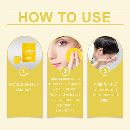 Hoygi Turmeric Cleansing Gasket Gently Cleanses The Face And Improves Dull Skin, Cleansing, Soothing And Nourishing