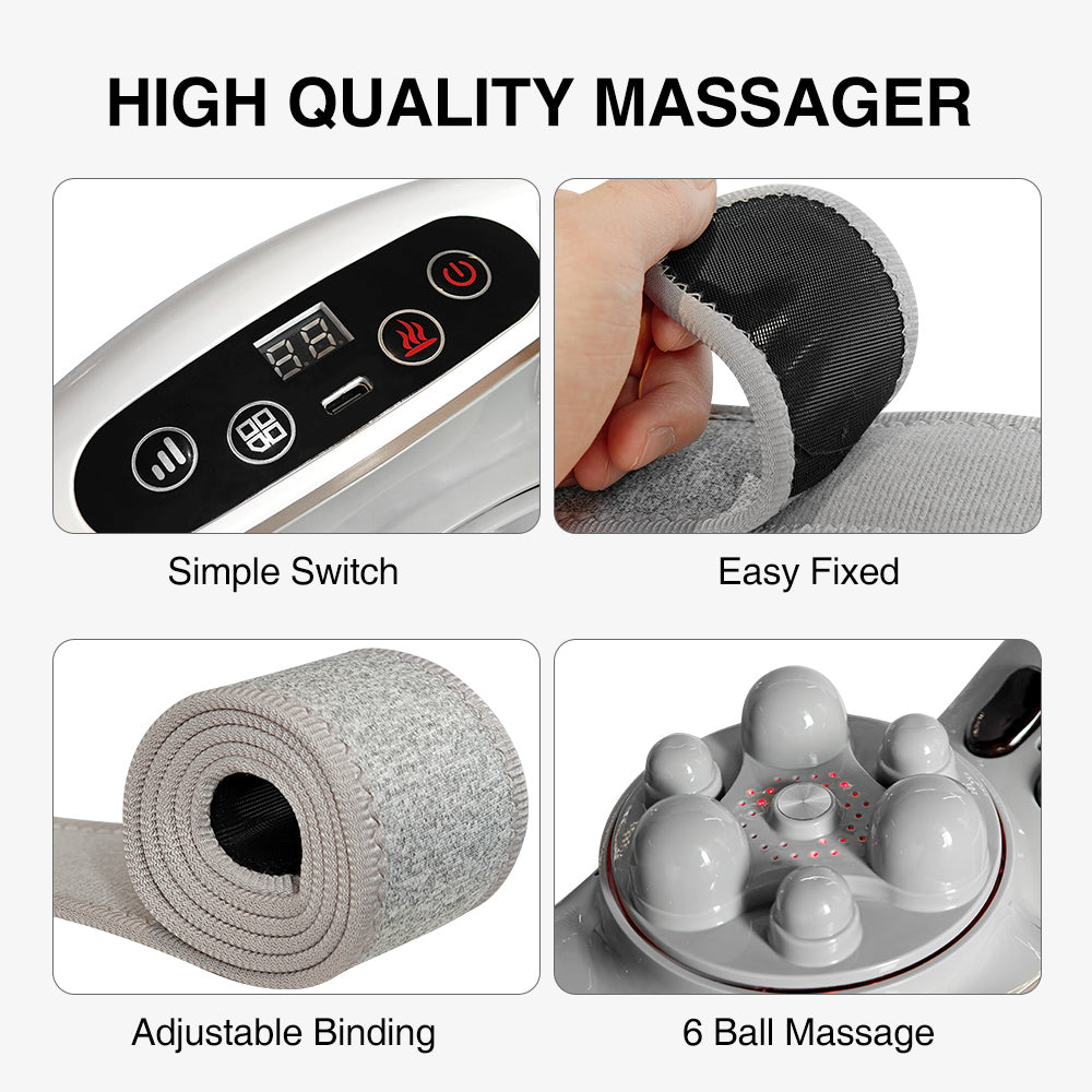 abdominal massager with heat therapy