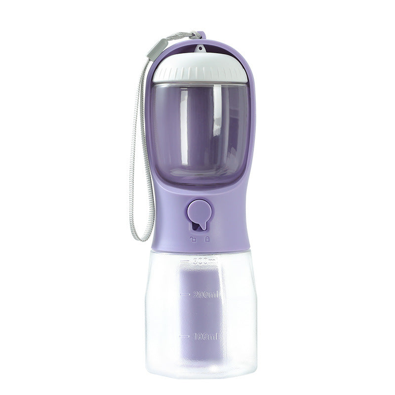 dog water bottle 3 in 1 portable pet feeder