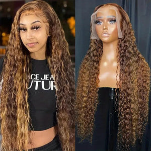 Water Wave Lace Front Human Hair Wig