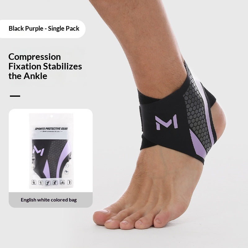 Ankle Support compression foot sleeve brace stabilizing the ankle for active workout protection.