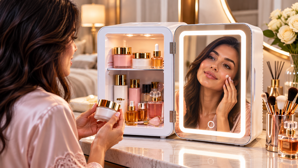 Mini Skincare Fridge – Cooling & Warming