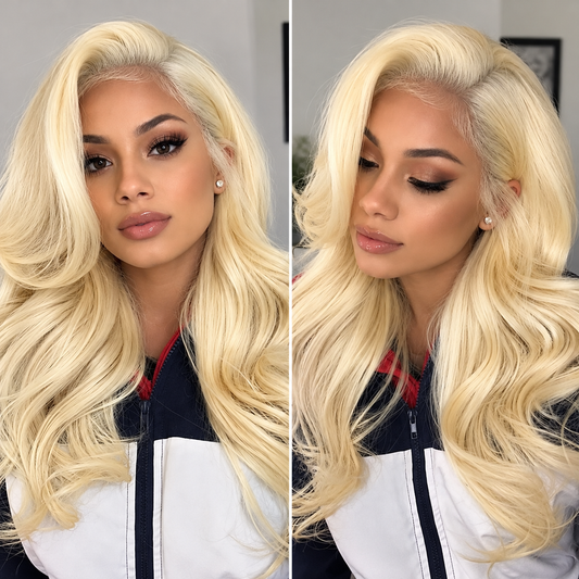 Blonde Body Wave Human Hair Wig | 13x4 Lace Front.”