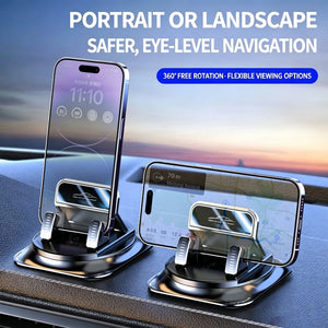 Rotatable Dashboard Phone Holder with Non-Slip Gel Pad