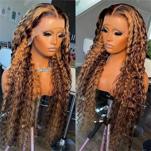 Water Wave Lace Front Human Hair Wig