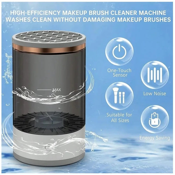 electric makeup brush cleaner automatic dryer
