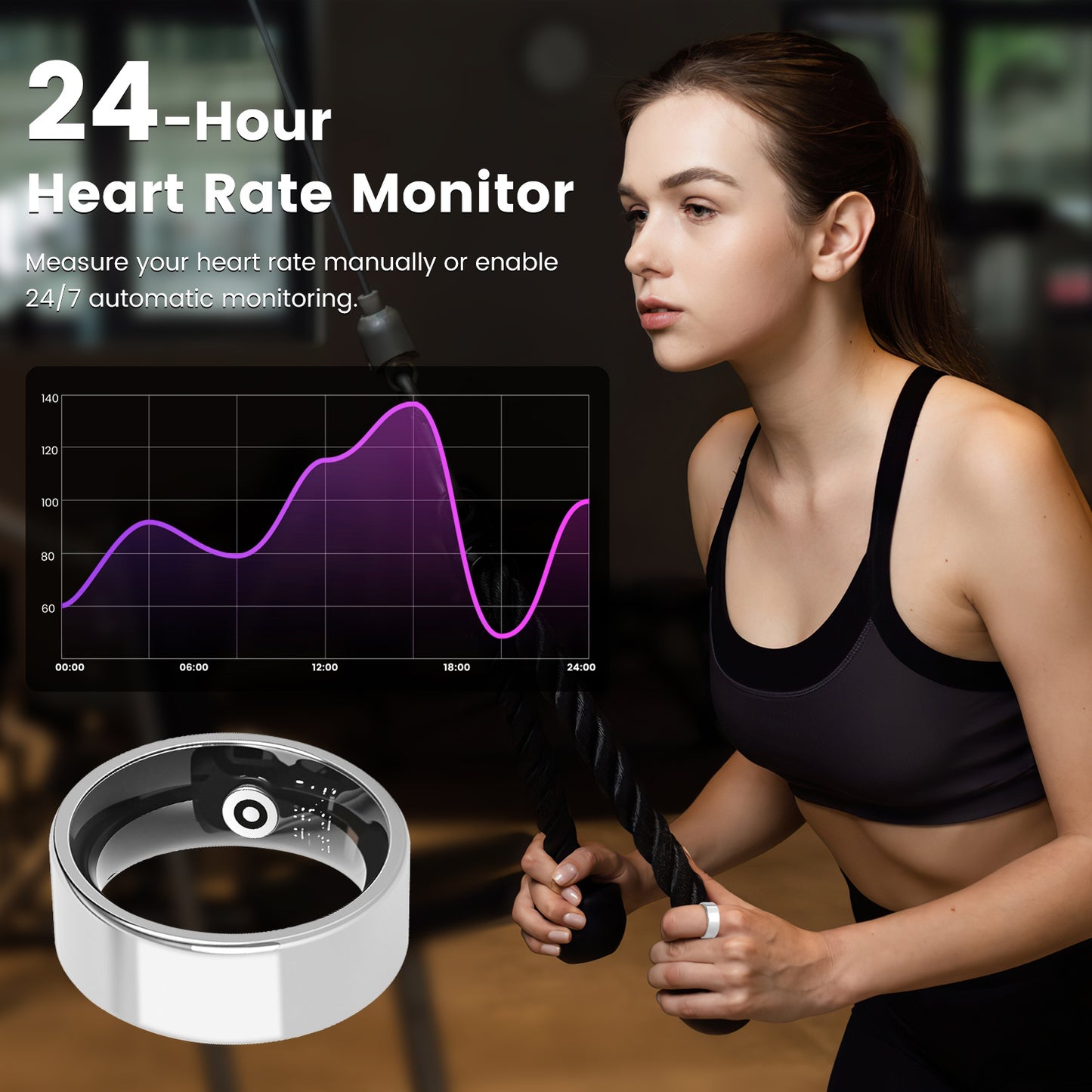 smart ring health tracker fitness monitor