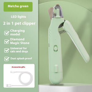 2-in-1 Pet Nail Clipper & Grinder