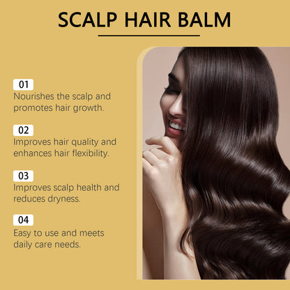 Hair Care Cream benefits, nourishing scalp balm that improves hair health and flexibility.