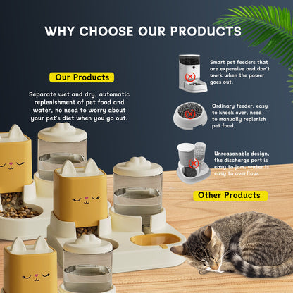 smart pet feeder water dispenser