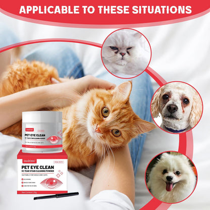 pet tear stain remover powder eye brightening