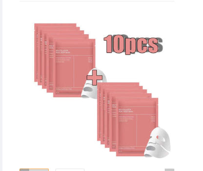 Deep Collagen Overnight Mask The Real Collagen Facial Sheet Masks With Low Molecular Weight Collagen For Elasticity Firming