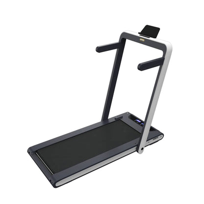 under desk treadmill in use under office desk