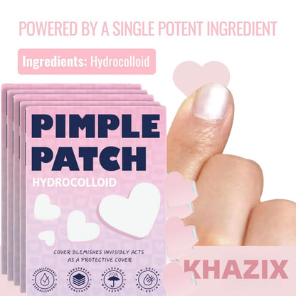 Pimple patch stored inside compact skincare organizer box
