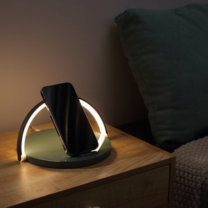 3-in-1 Wireless Charger, Bluetooth Speaker & Light