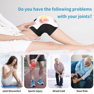 Heating Knee Massager with Kneading and Infrared Relief
