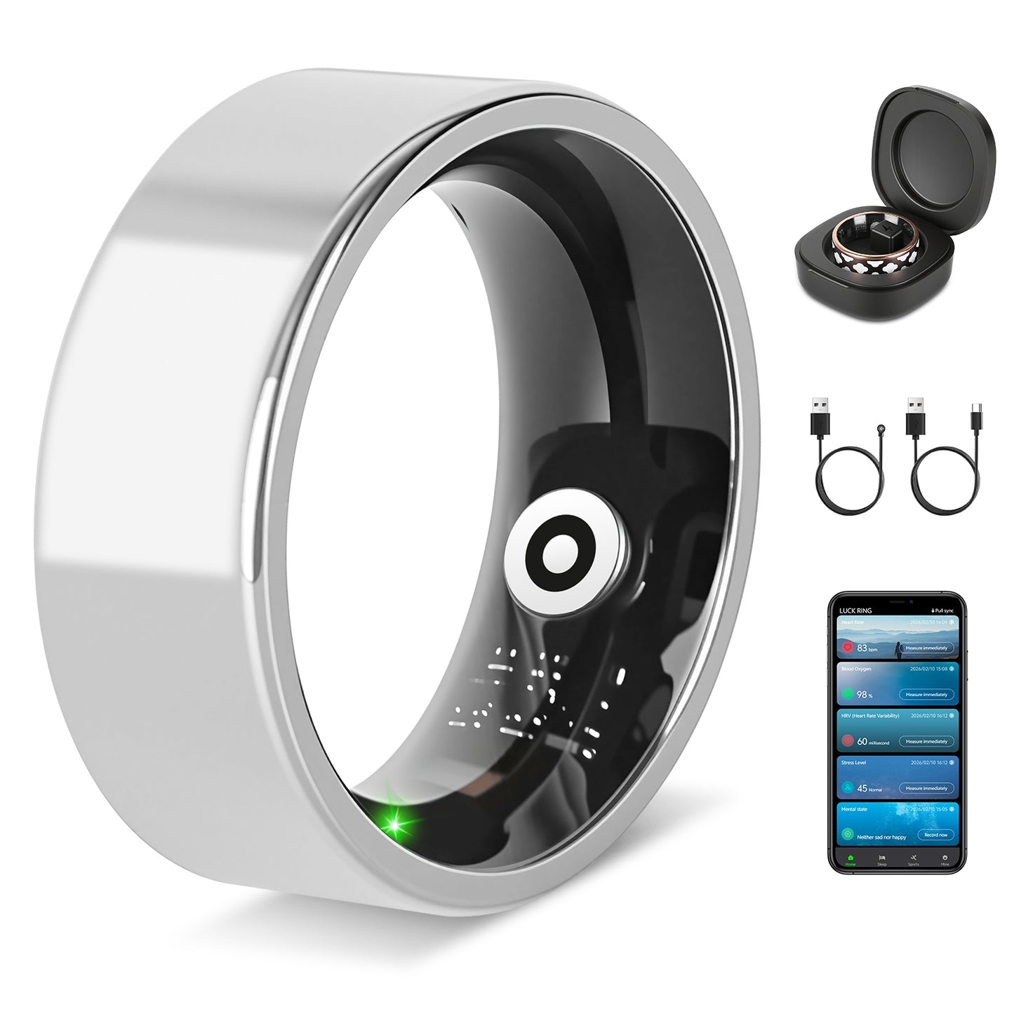 smart ring health tracker fitness monitor