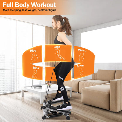 mini fitness stepper home workout machine with LCD