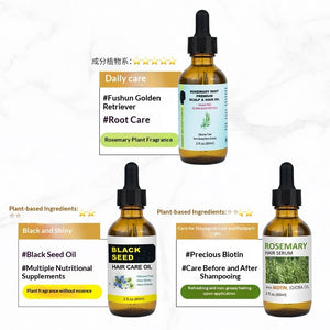 Hair Care Essential Oil Rosemary And Castor Oil For Smoothness