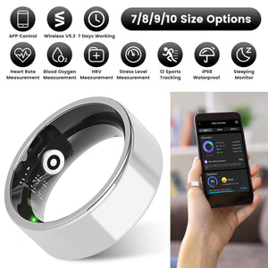 Smart Health & Fitness Tracking Ring