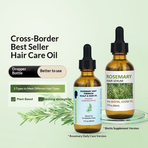 Hair Care Essential Oil Rosemary And Castor Oil For Smoothness