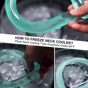 Cooling Neck Wrap Ice Tube Reusable Cooling Wrap