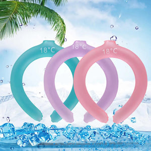 Cooling Neck Wrap Ice Tube Reusable Cooling Wrap